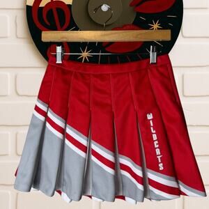 Champion Ultrafuse Wildcats Red Pleated Athletic Skirt